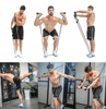 Resistance Band set full body workout adjustable resistance attach to door home or travel use anywhere portable workout trainer fit2day
